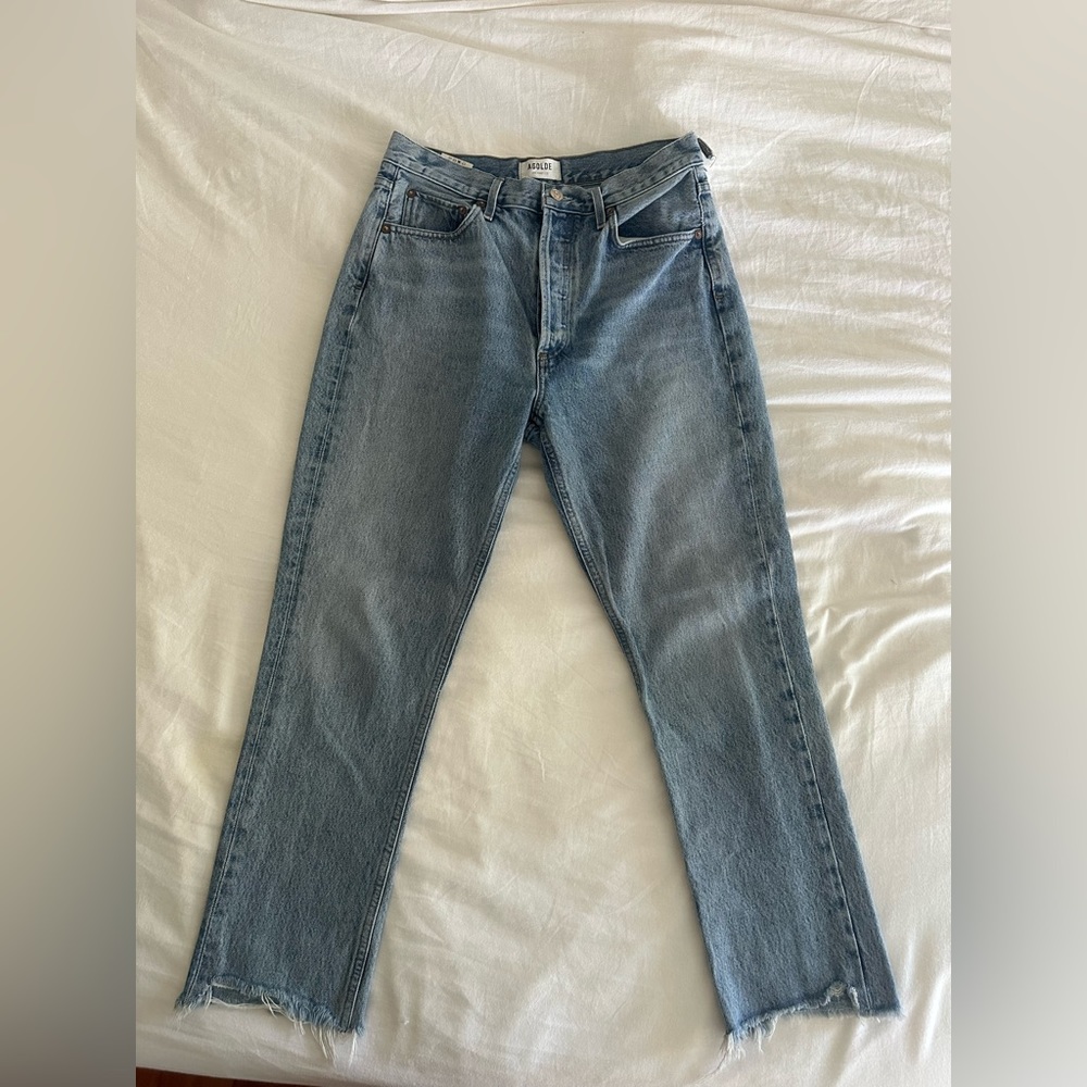 Agolde High Rise Women Jeans - Light Blue